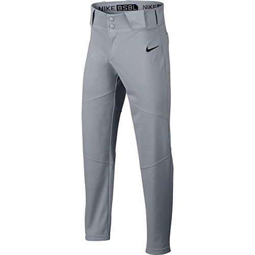 Nike Boys' Pro Vapor Baseball Pants, (Grey, M)