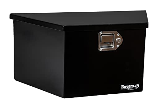 Buyers Products - 1701281 Trailer Tongue Truck Box, Black Steel, 12 x 13.3 x 26 Inches