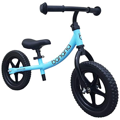 Banana LT Balance Bike - Lightweight Toddler Bike for 2, 3, 4, and 5 Year Old Boys and Girls - No Pedal Bikes for Kids with Adjustable Handlebar and seat - Aluminium, EVA Tires - Training Bike