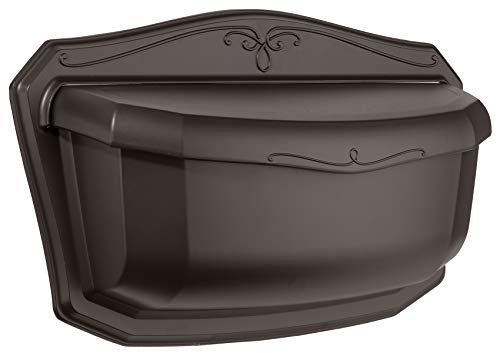 ARCHITECTURAL MAILBOXES 2541RZ-10 Villa Rubbed Bronze Wall Mount Mailbox, Large