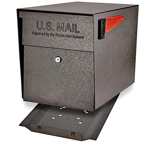 Mail Boss 7108 Security, Bronze Curbside Locking Mailbox,Medium