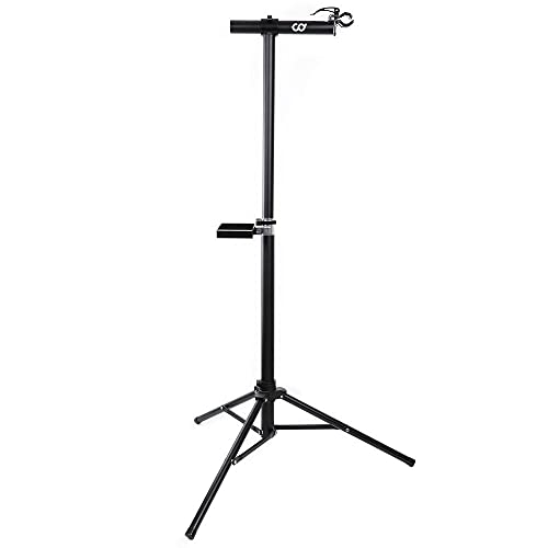 CyclingDeal Full Aluminum Bike Repair Stand - Home Portable Mechanics Workstand - Great for Mountain Road Bikes Maintenance Weight Limit 22kg (48 lbs)
