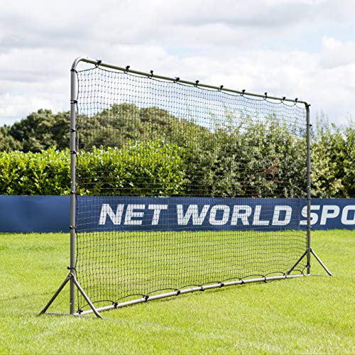 FORZA Soccer Rebound Wall (12ft x 6ft or 16ft x 7ft) | Dual-Sided Soccer Rebounder | Freestanding Spring-Loaded Soccer Rebound Net | Soccer Training Equipment