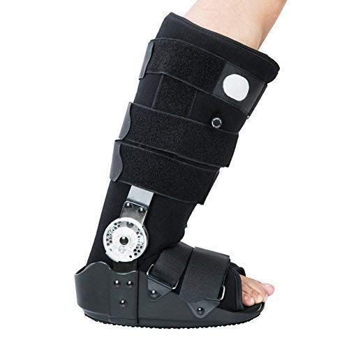 Kefit ROM Air Cam Walker Fracture Boot for Plantar Fasciitis Walking Boots Ankle Sprained Injury Cast Boot (L:Foot Length 10.8-11.5Inch)