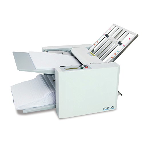 Formax FD 300 Document Folder, LCD Control Panel with 3-digit Resettable Counter, Folds Up To 7400 Sheets per Hour, Output Conveyor for Neat and Sequential Stacking
