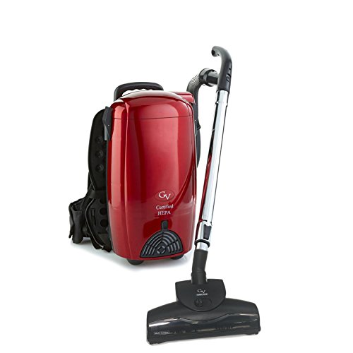 GV 8 Qt Quart Lightweight Powerful HEPA Backpack Vacuum and Blower with Tool Accessory Kit