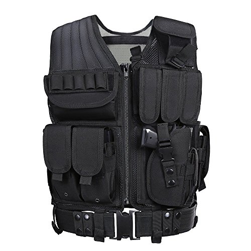 GZ XINXING Tactical Airsoft CS Vest (Black)