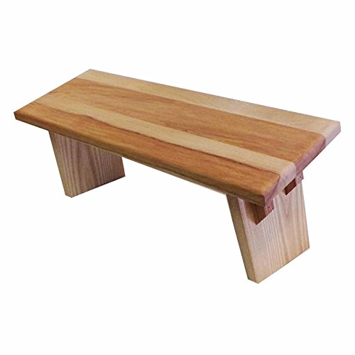 Hardwood Meditation Bench by EarthBench (Regular: Less Than 5'9')