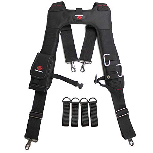 TradeGear Electrician’s 4 Point Suspender Harness – Designed for Maximum Comfort & Durability – Ideal for All Electricians Tools