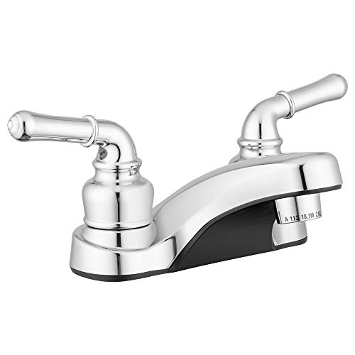 Pacific Bay Lynden Bathroom Faucet - Metallic Plating Over ABS Plastic (Chrome)